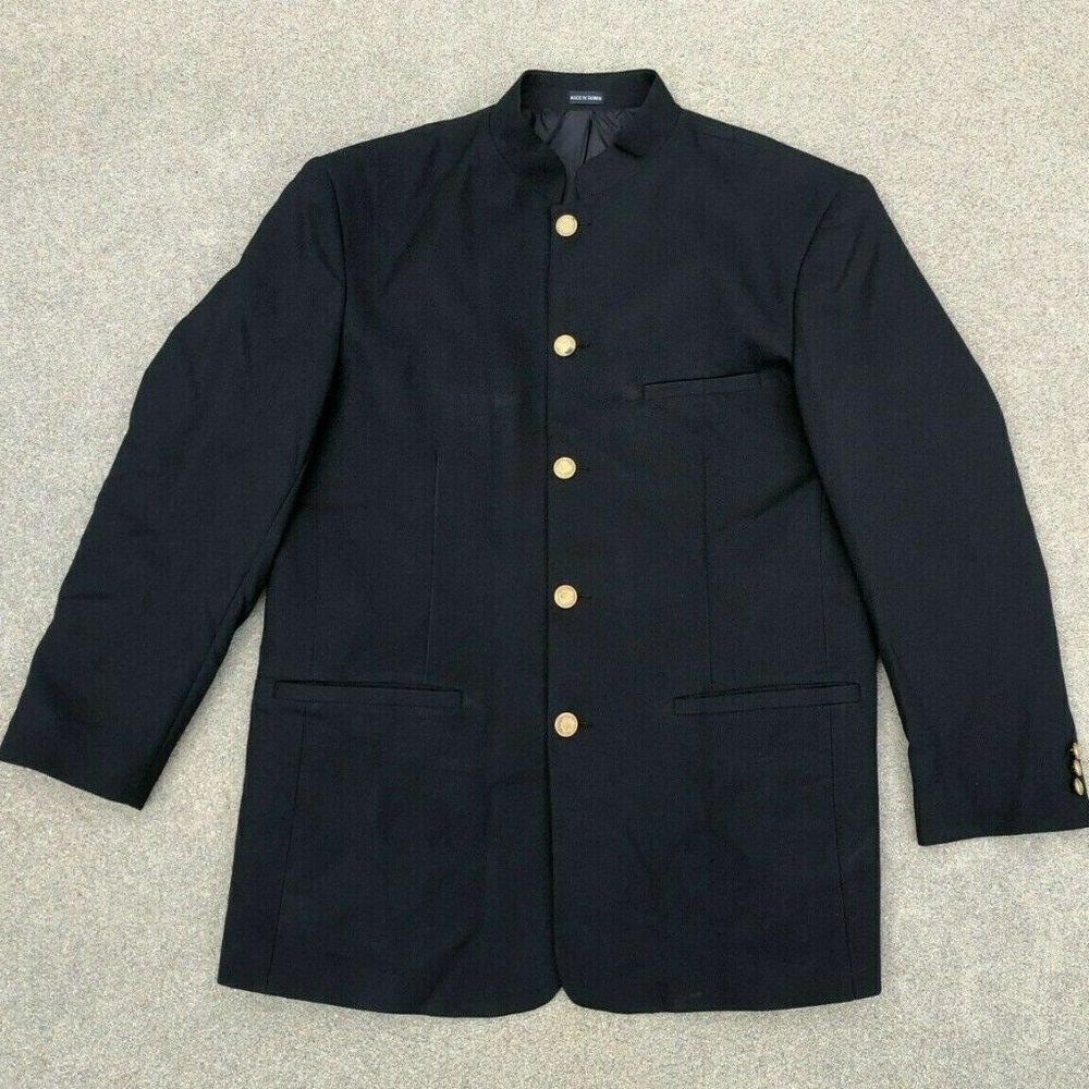 Vanetti Vintage Collar Gold Button Blazer Jacket​​​​​